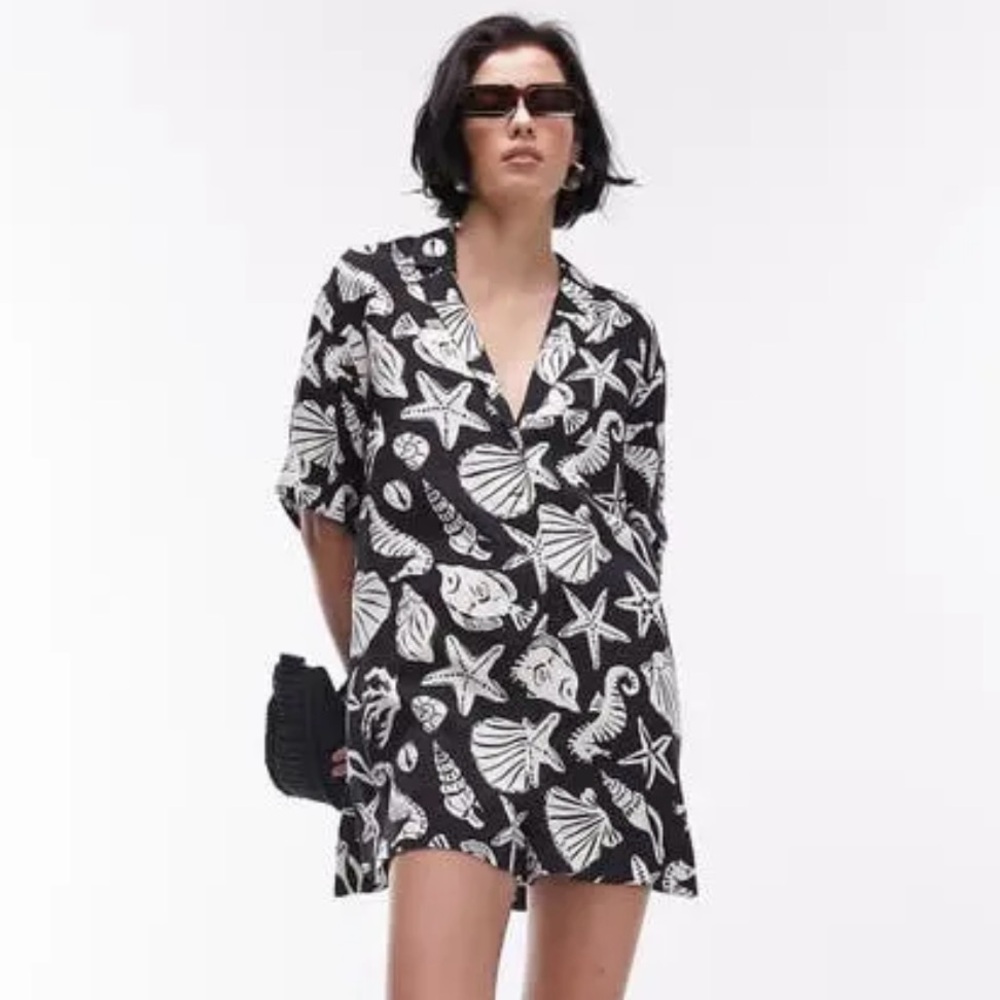 Topshop Under The Sea Romper